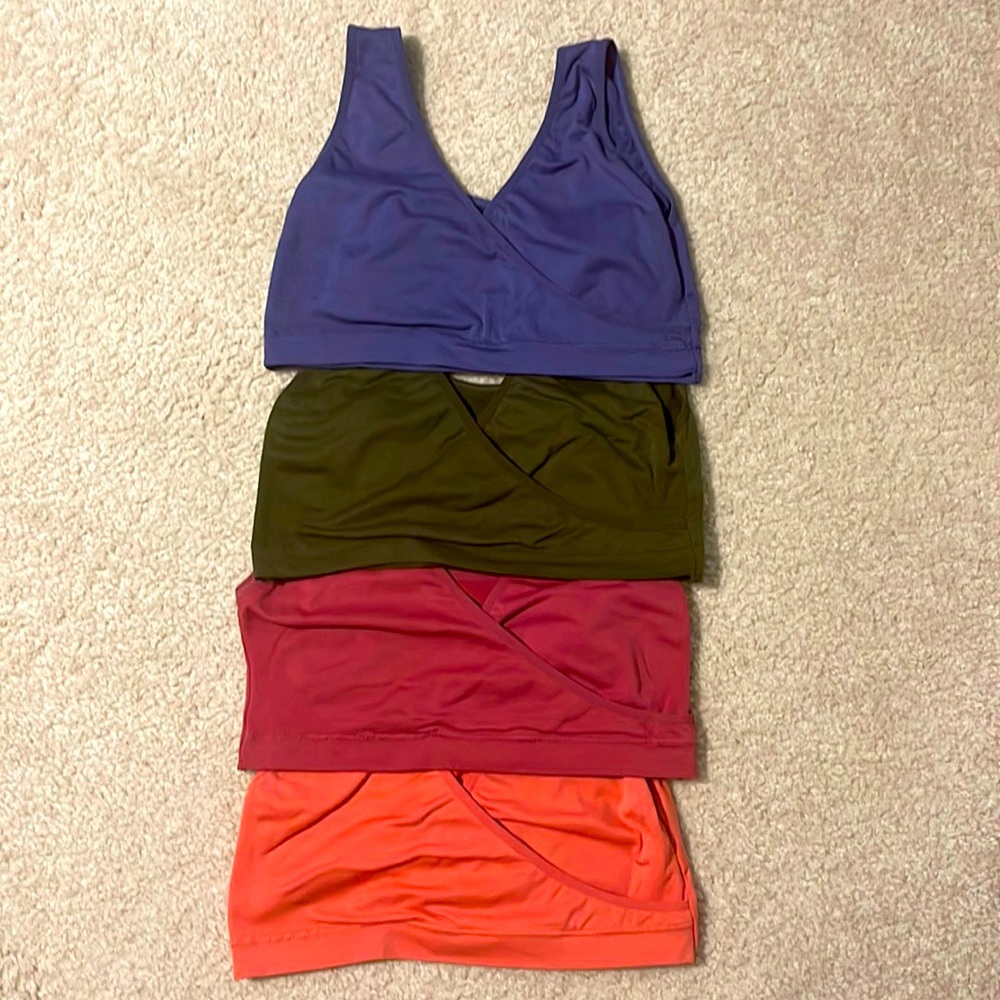 4 pack Nursing Sleep Bras-Large